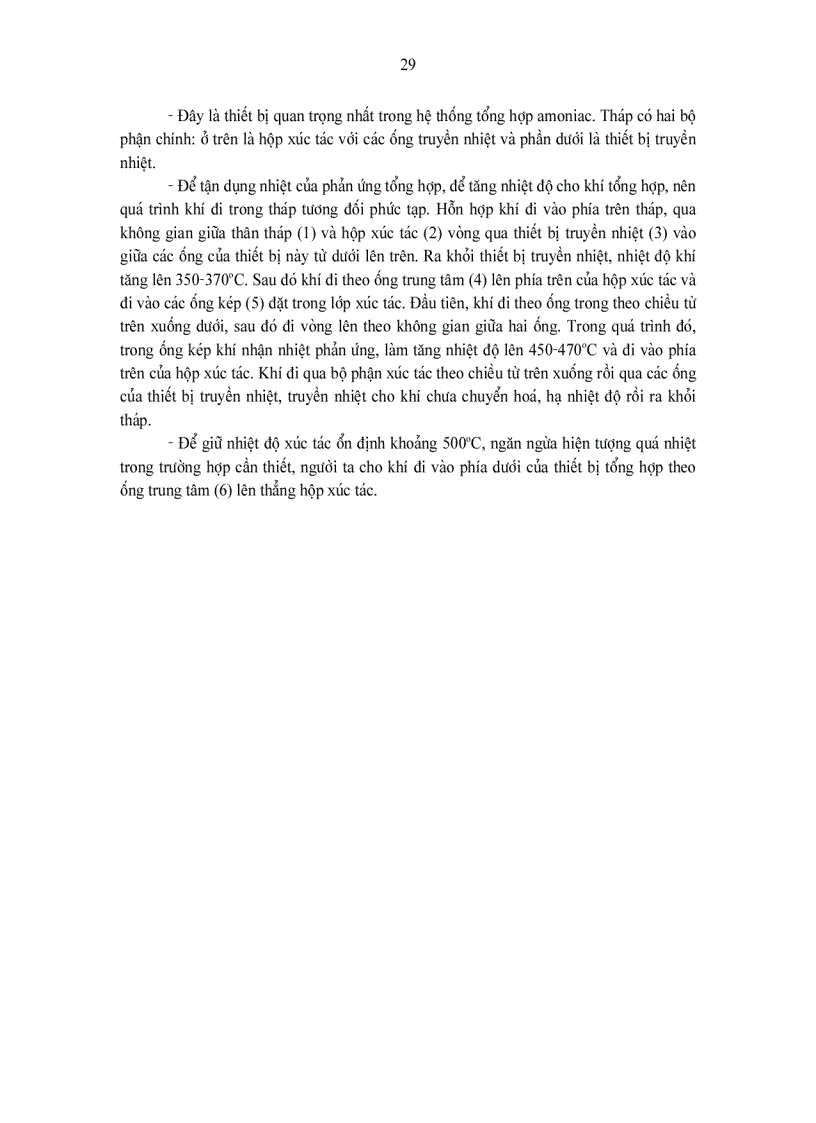 image for page Thiết bị và quá trình truyền chất CÔNG NGHỆ TỔNG HỢP AMONIAC