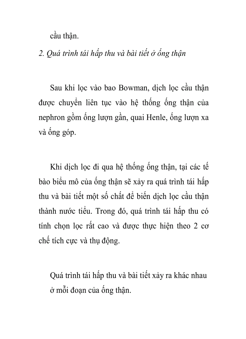 image for page Các yếu tố ảnh hưởng đến tốc độ lọc cầu thận