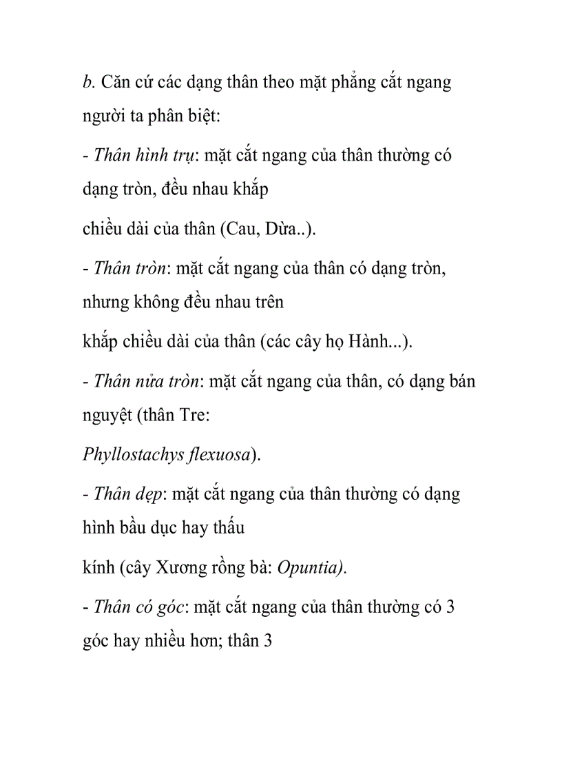 image for page Các dạng thân trong không gian