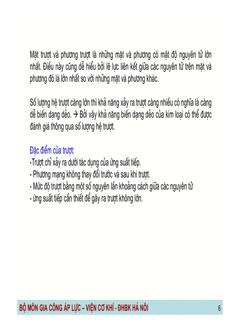 image for page Công nghệ gia công áp lực Những kiến thức cơ sở về biến dạng dẻo