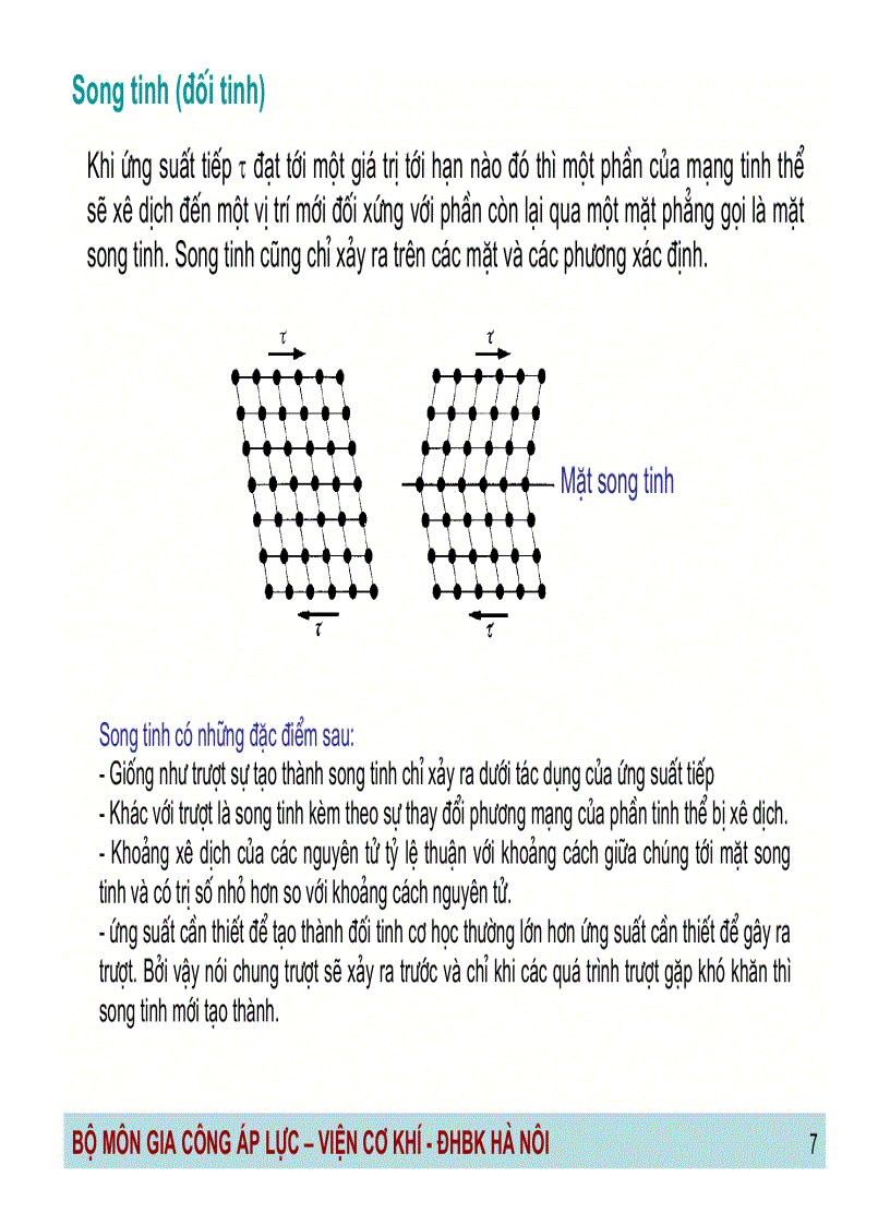 image for page Công nghệ gia công áp lực Những kiến thức cơ sở về biến dạng dẻo