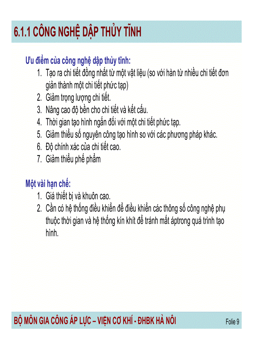 image for page Các công nghệ tạo hình đặc biệt