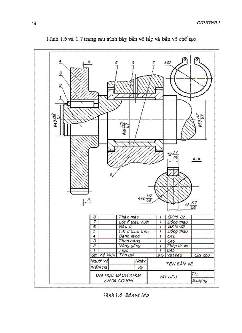 image for page Các loại bản vẽ cơ khí