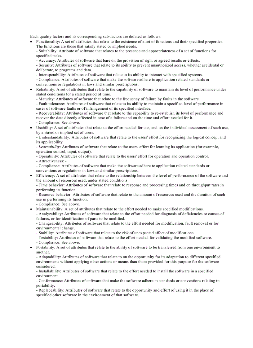 image for page Software quality attributes and trade offs