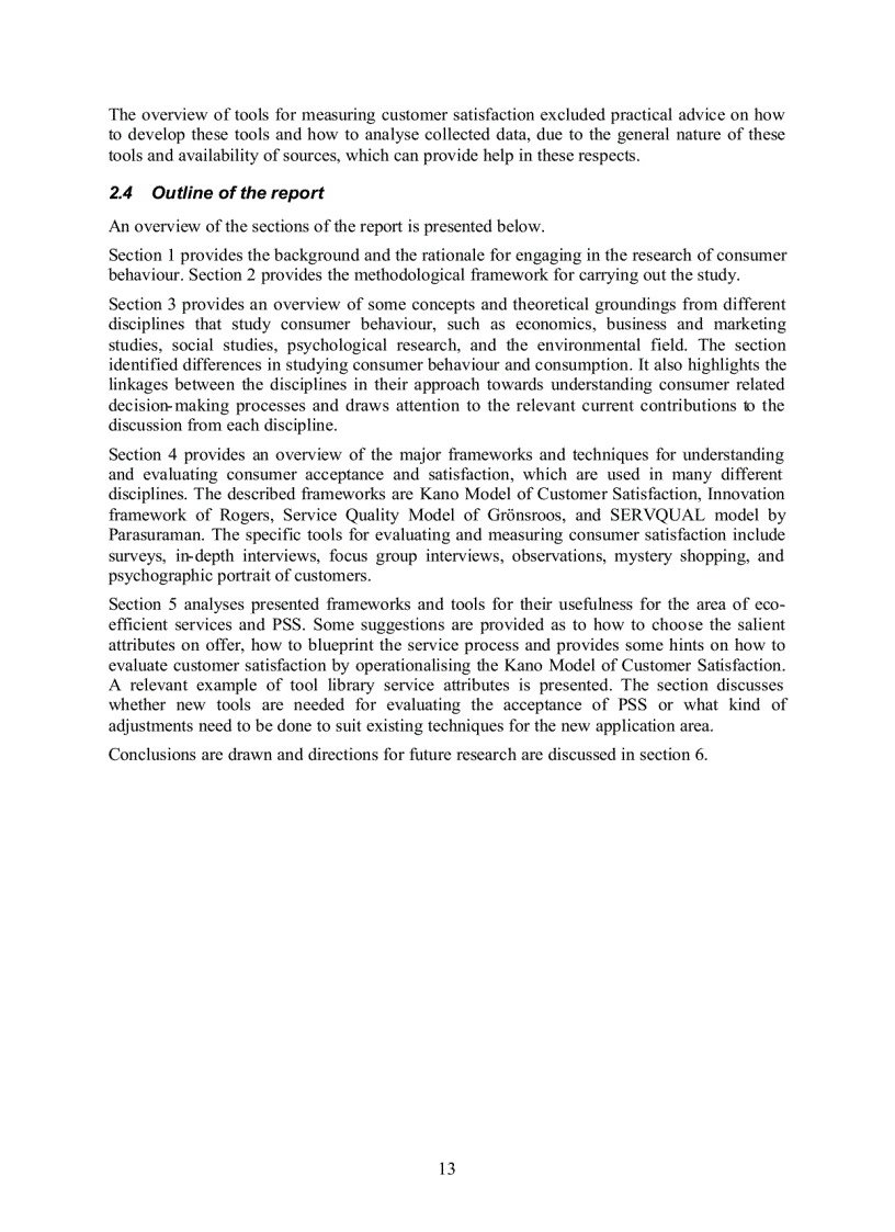 image for page Customer satisfaction review of literature and application to the product service systems