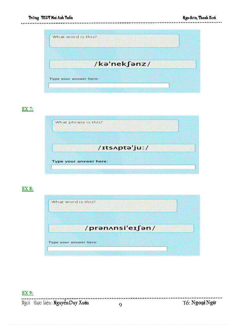 image for page Một số thủ thuật giúp học sinh lớp 10 ban cơ bản rèn luyện kỹ năng phát âm