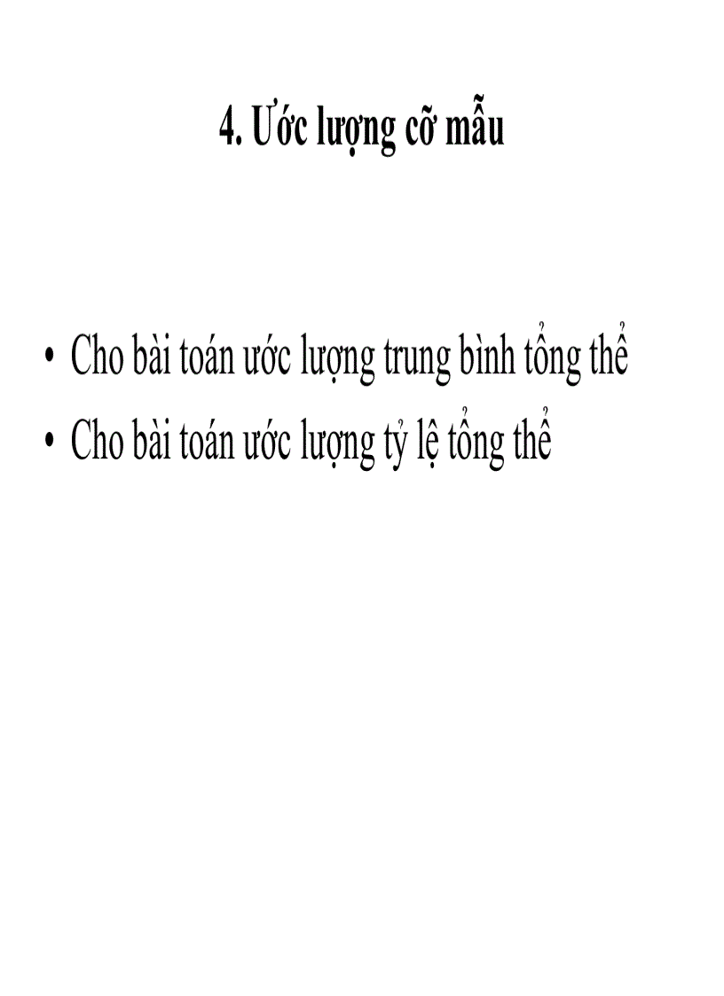image for page Ước lượng các tham số thống kê