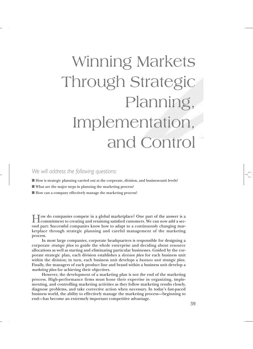 image for page Marketing management phillip Kotler