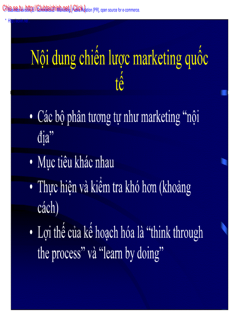image for page Tổng quan về các chiến lược marketing quốc tế