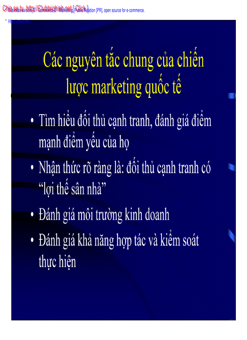 image for page Tổng quan về các chiến lược marketing quốc tế
