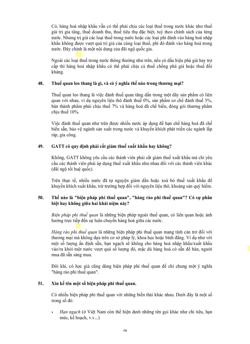 image for page Hỏi đáp về WTO