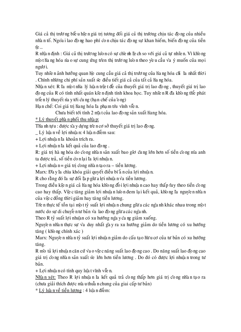 image for page Lịch sử các học thuyết kinh tế