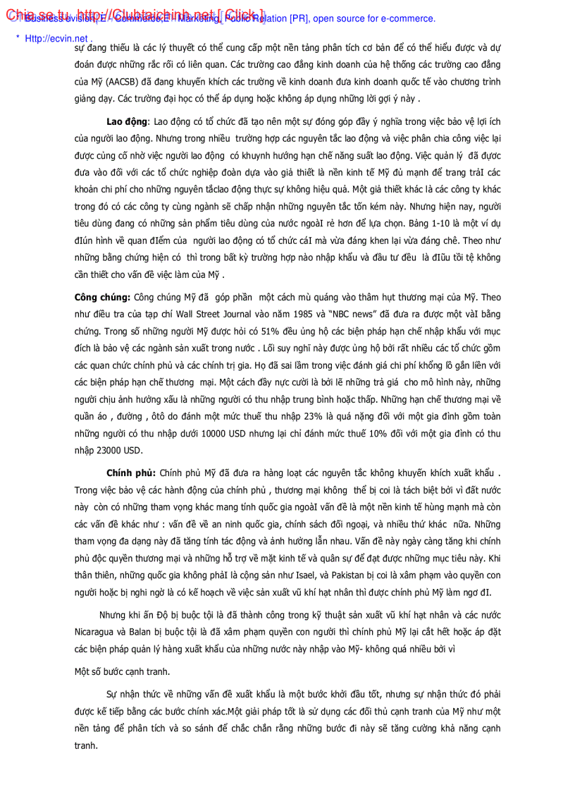 image for page Tổng quan thương mại quốc tế