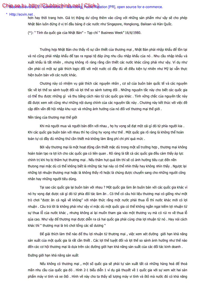 image for page Tổng quan thương mại quốc tế