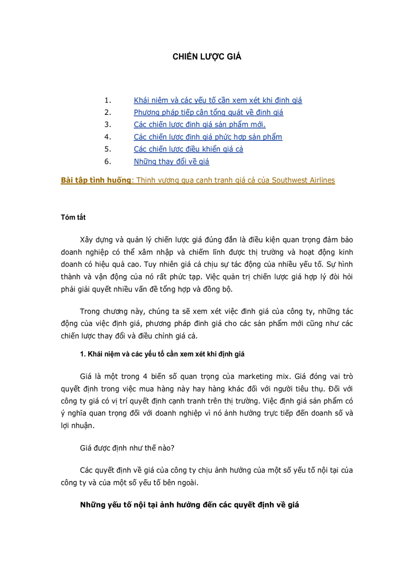 image for page Chiến lược giá 1