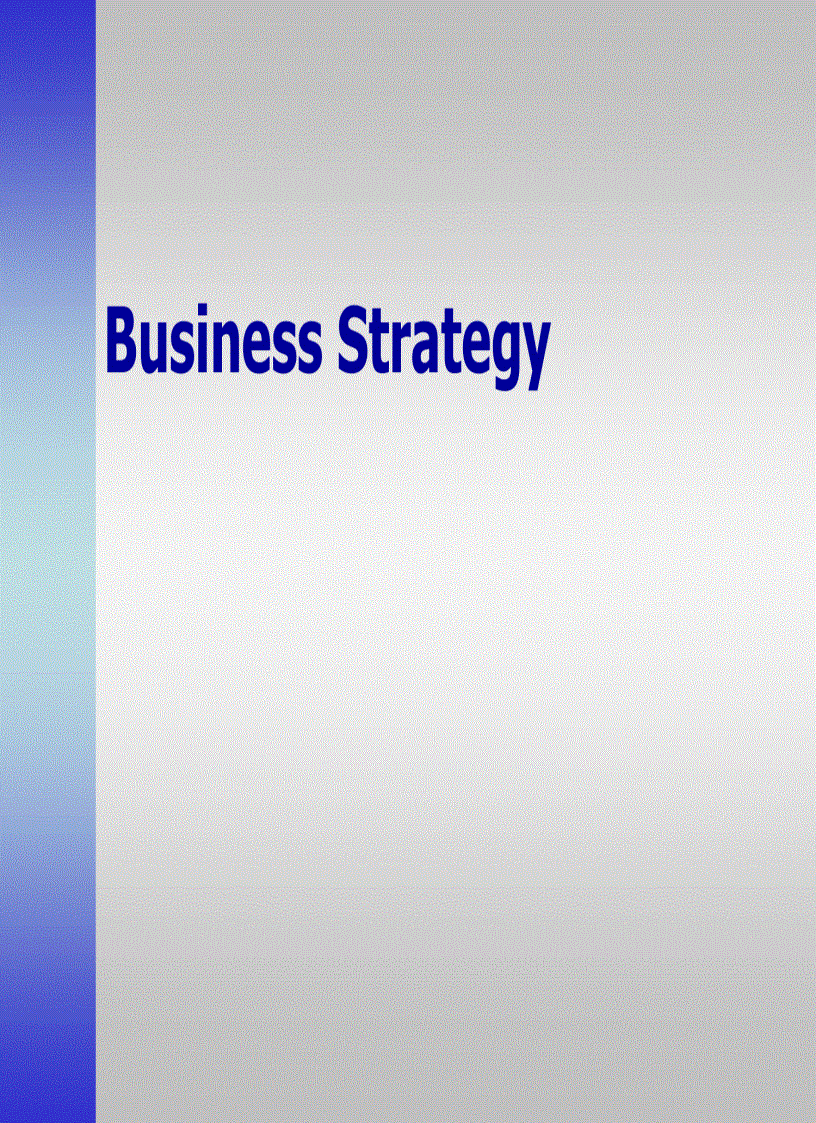 Business StrategyMarketing Strategy