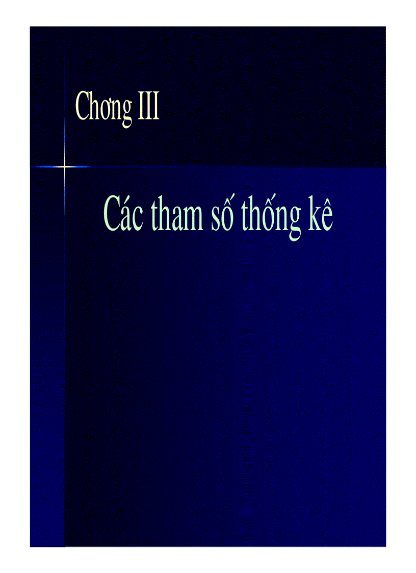 image for page Các tham số thống kê
