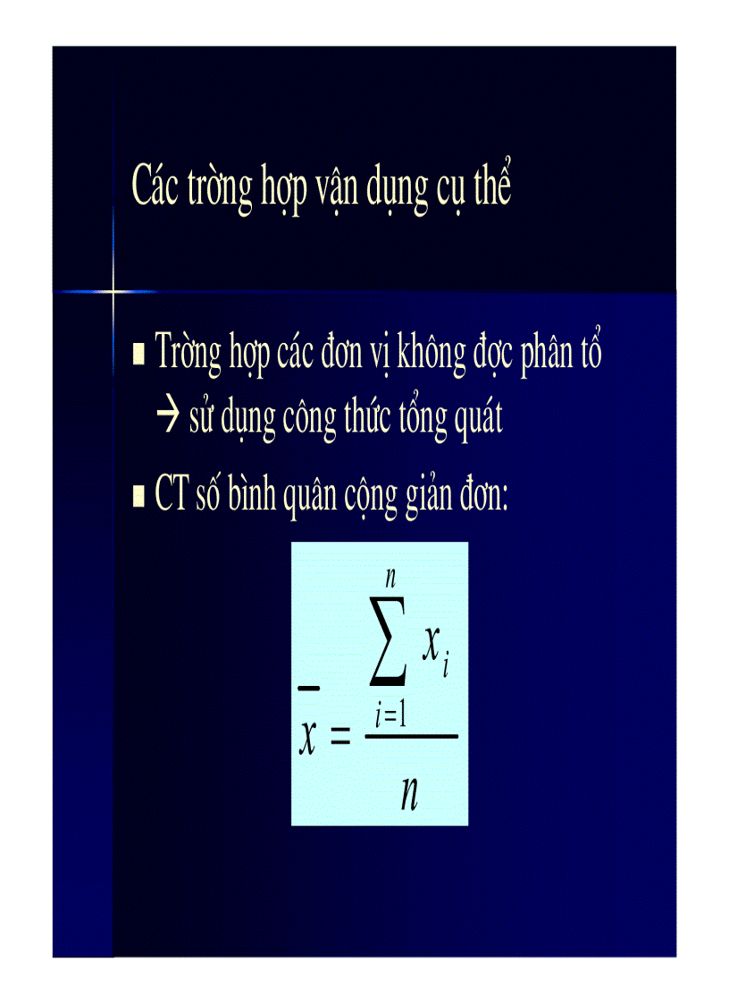 image for page Các tham số thống kê
