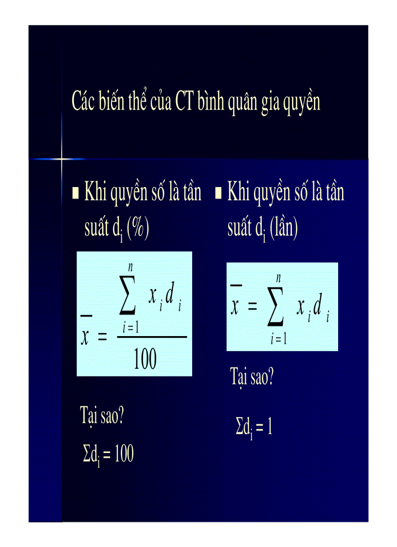 image for page Các tham số thống kê