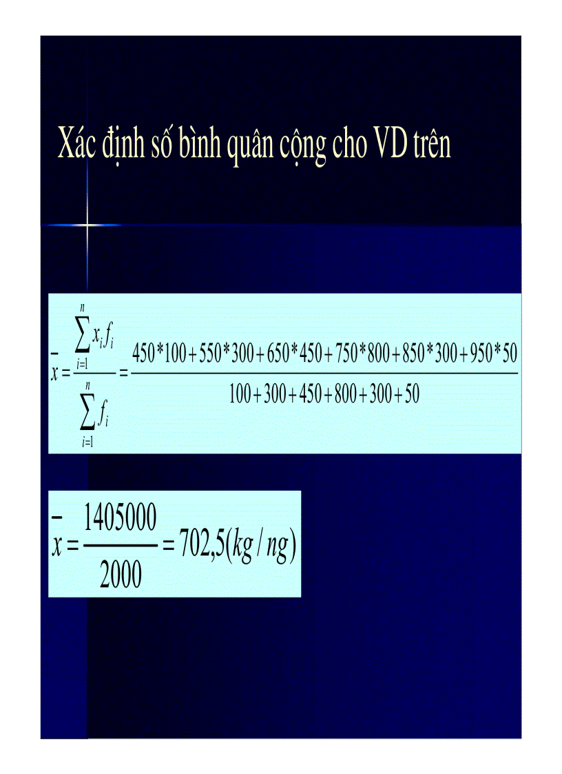 image for page Các tham số thống kê
