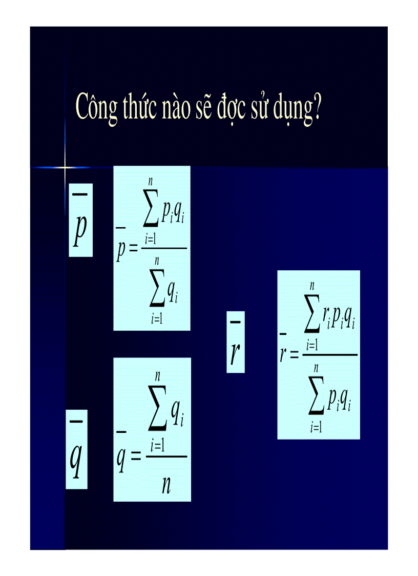 image for page Các tham số thống kê