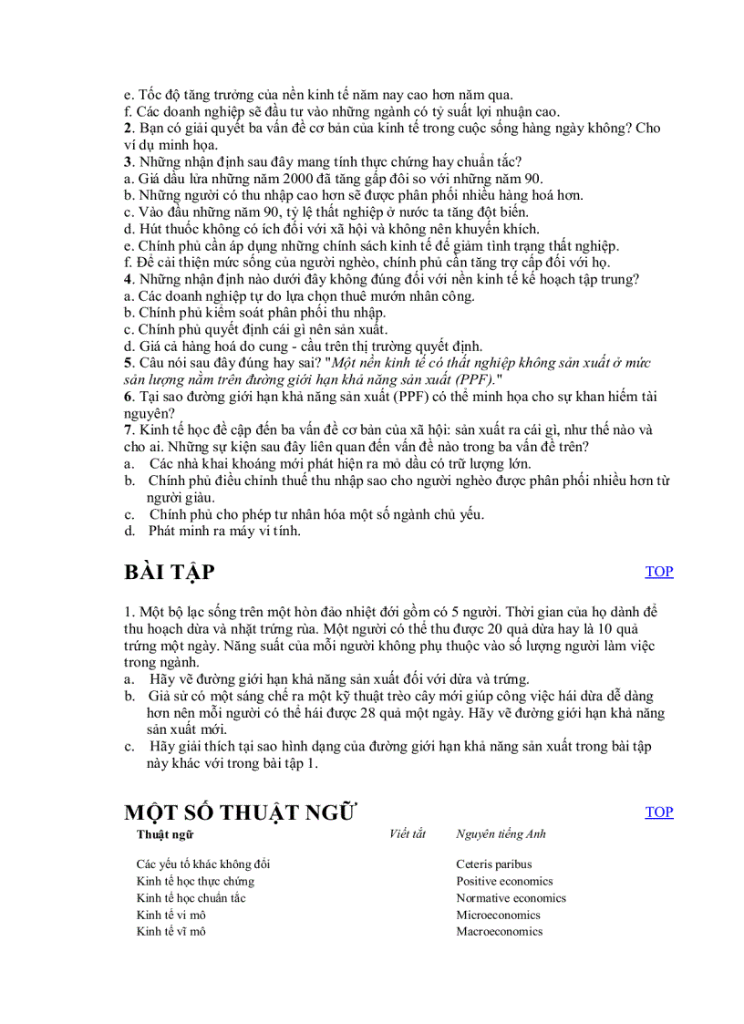 image for page Những vần đề chung về kinh tế học