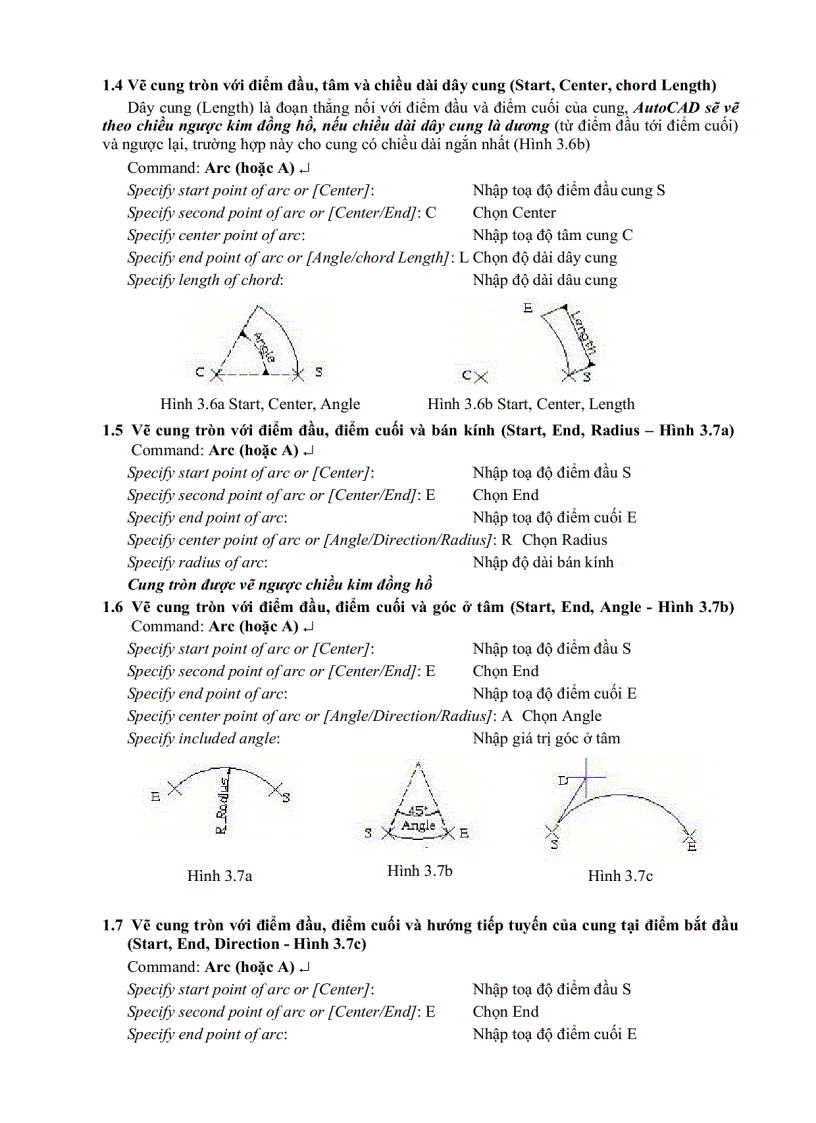 image for page Autocad Đại Học Nông nghiệp CÁC KĨ THUẬT VẼ CƠ BẢN