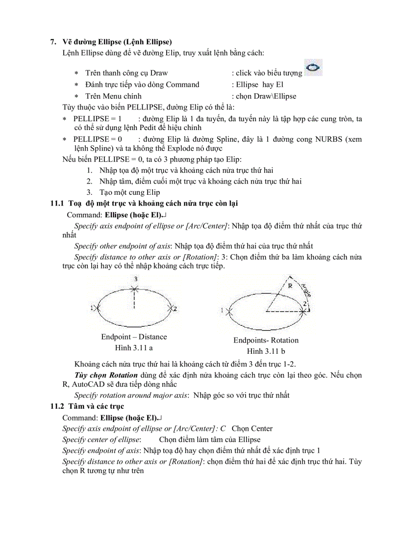 image for page Autocad Đại Học Nông nghiệp CÁC KĨ THUẬT VẼ CƠ BẢN