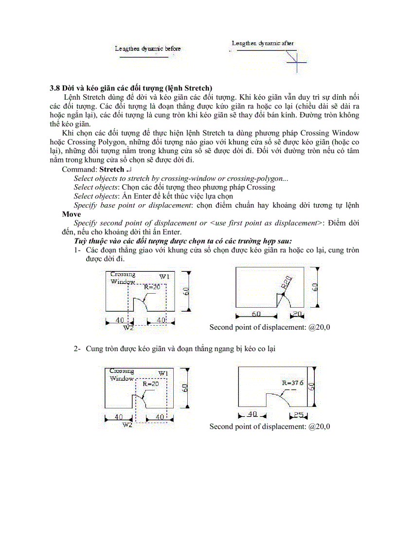 image for page Autocad Đại Học Nông nghiệp CÁC KĨ THUẬT HIỆU CHỈNH CƠ BẢN