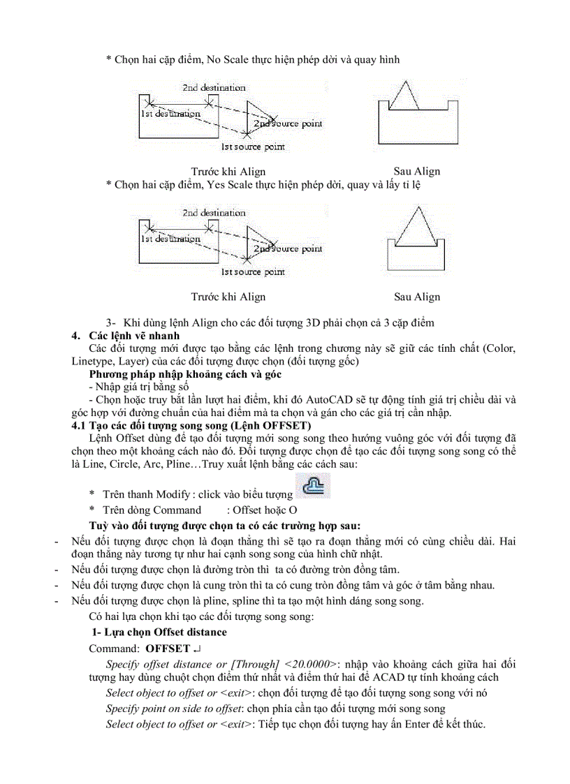 image for page Autocad Đại Học Nông nghiệp CÁC KĨ THUẬT HIỆU CHỈNH CƠ BẢN
