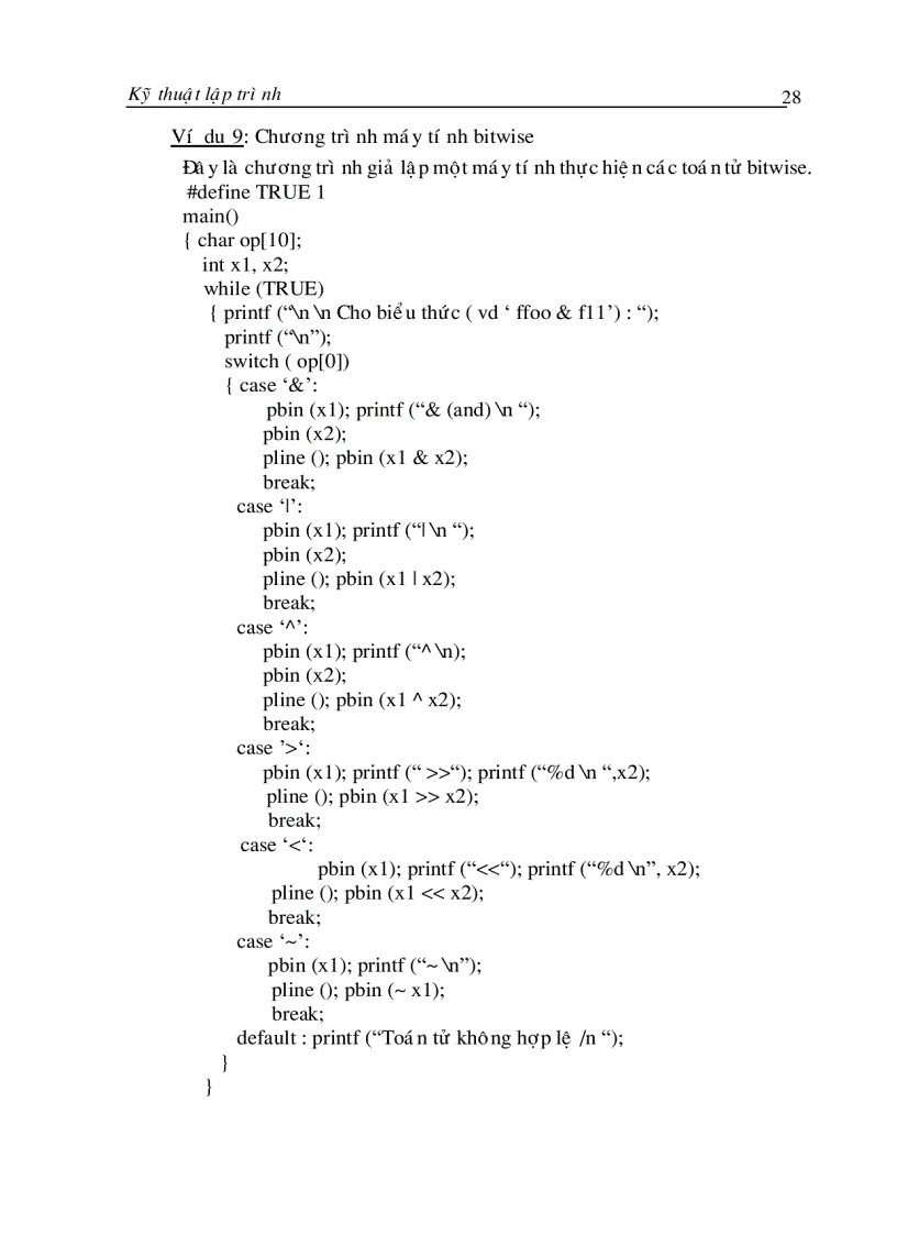 image for page Kỹ thuật lập trình