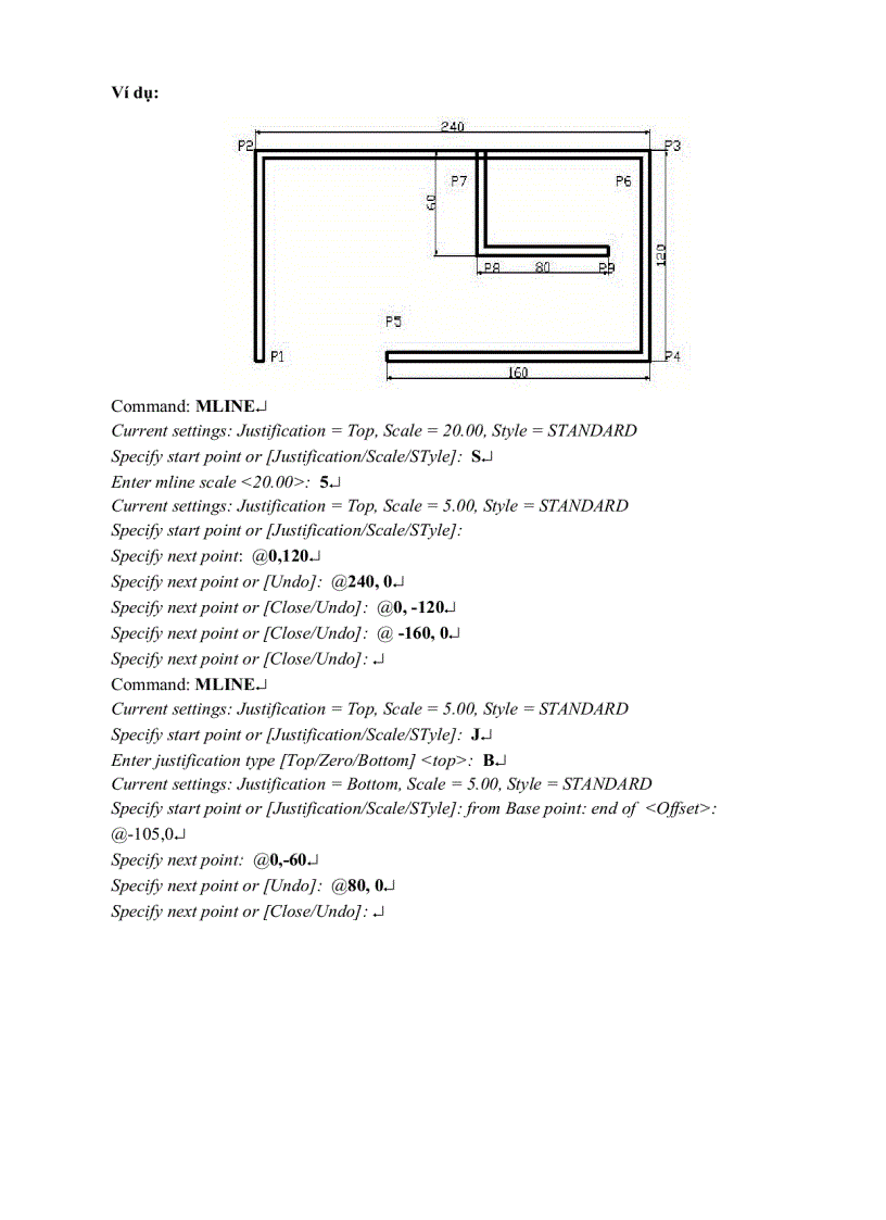 image for page Autocad Đại Học Nông nghiệp CÁC LỆNH VẼ VÀ TẠO HÌNH