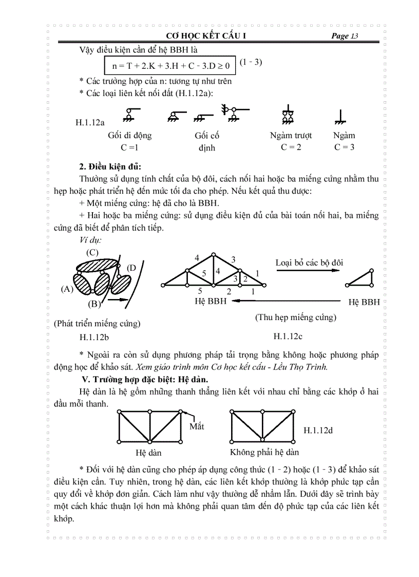image for page Cơ học kết cấu Mở đầu