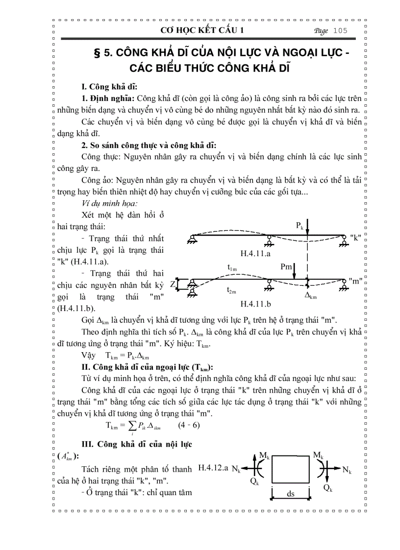 image for page Cơ học kết cấu XÁC ĐỊNH CHUYỂN VỊ TRONG HỆ THANH PHẲNG ĐÀN HỒI TUYẾ N TÍNH