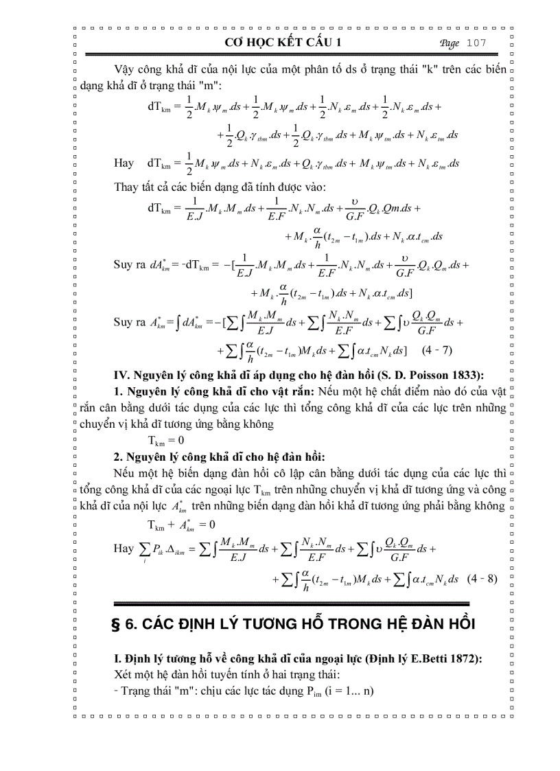 image for page Cơ học kết cấu XÁC ĐỊNH CHUYỂN VỊ TRONG HỆ THANH PHẲNG ĐÀN HỒI TUYẾ N TÍNH