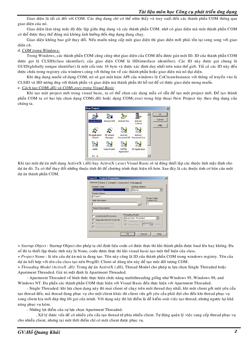 image for page Tìm hiểu lập trình COM