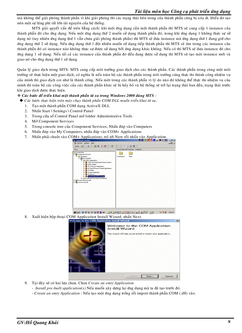 image for page Tìm hiểu lập trình COM
