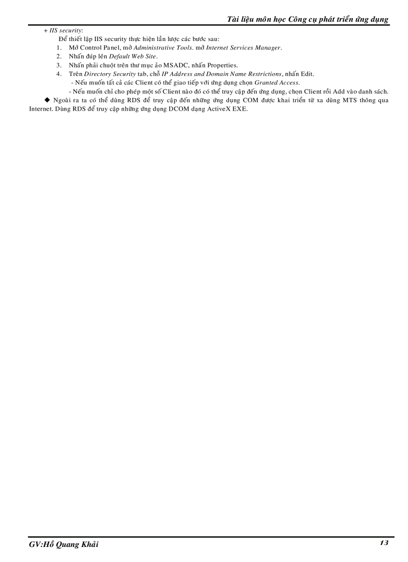 image for page Tìm hiểu lập trình COM