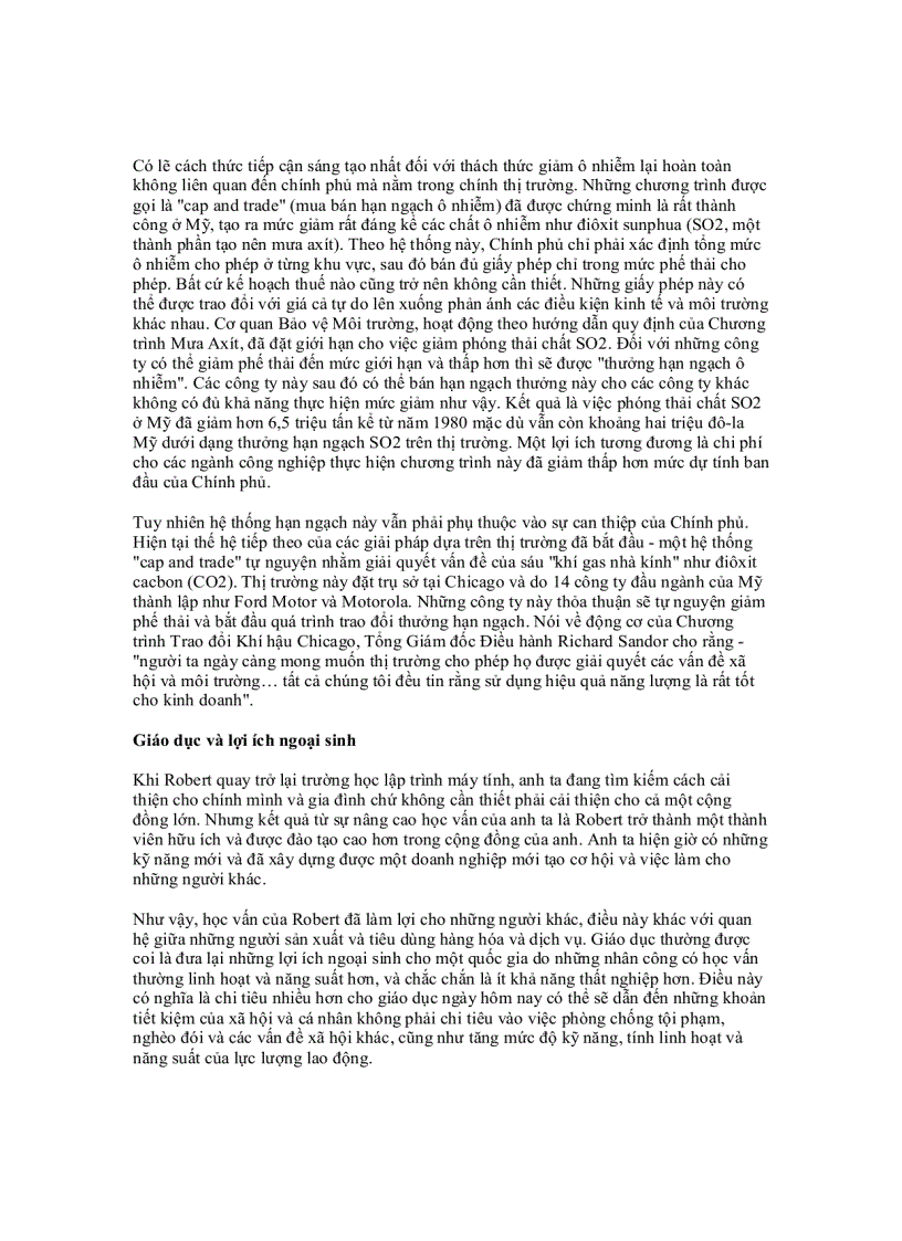 image for page Chính phủ trong nền kinh tế thị trường