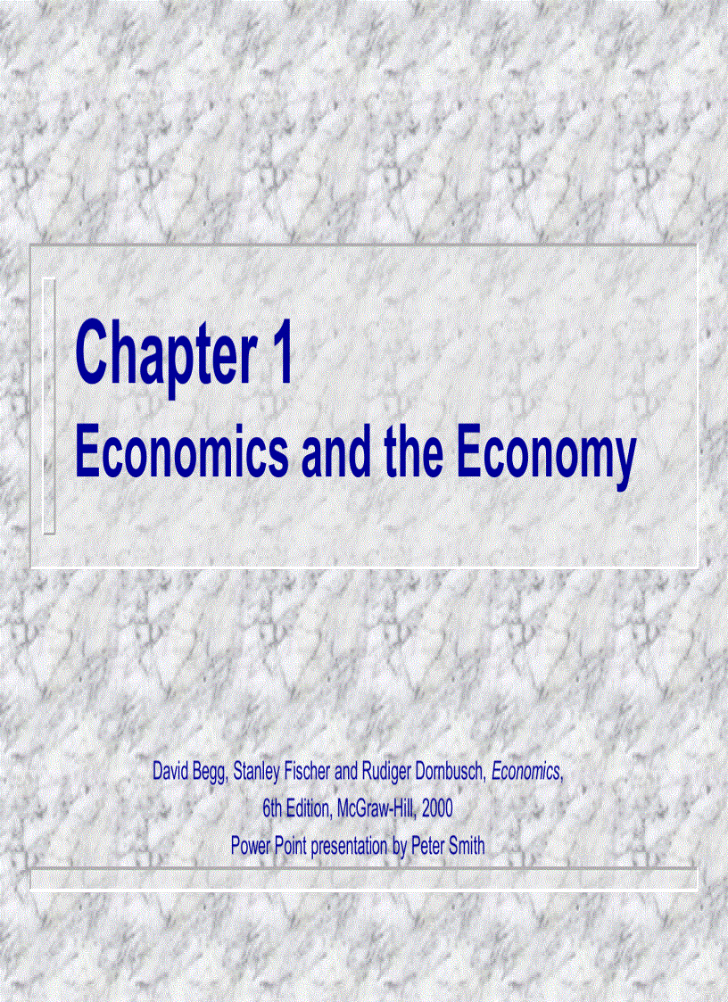 image for page Economics and the Economy