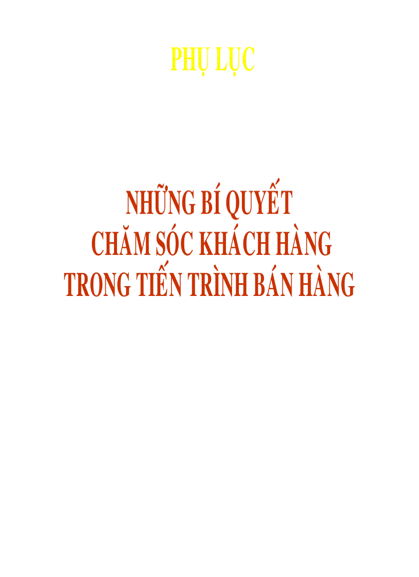 image for page Bí quyết chăm sóc bán hàng