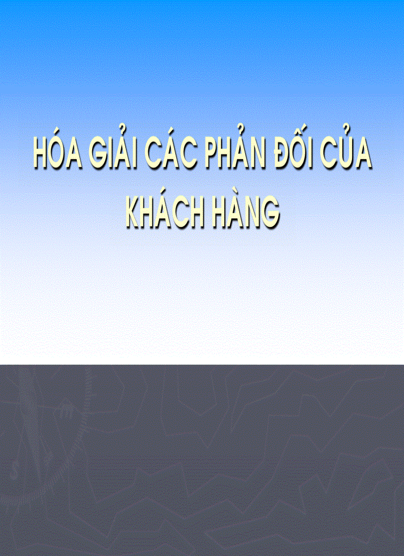 image for page Hóa giải phản đối của khách hàng