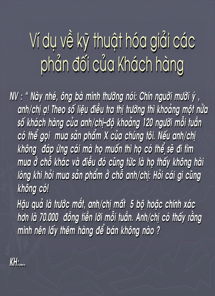 image for page Hóa giải phản đối của khách hàng