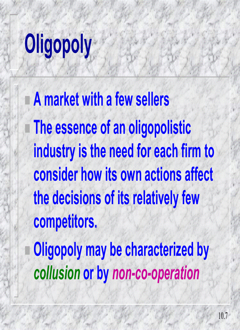 image for page Market structure and imperfect competition