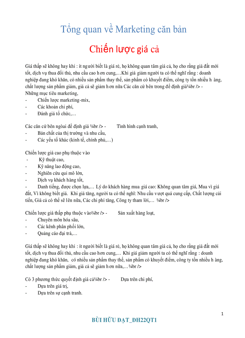 image for page Tài liệu marketing căn bản 1