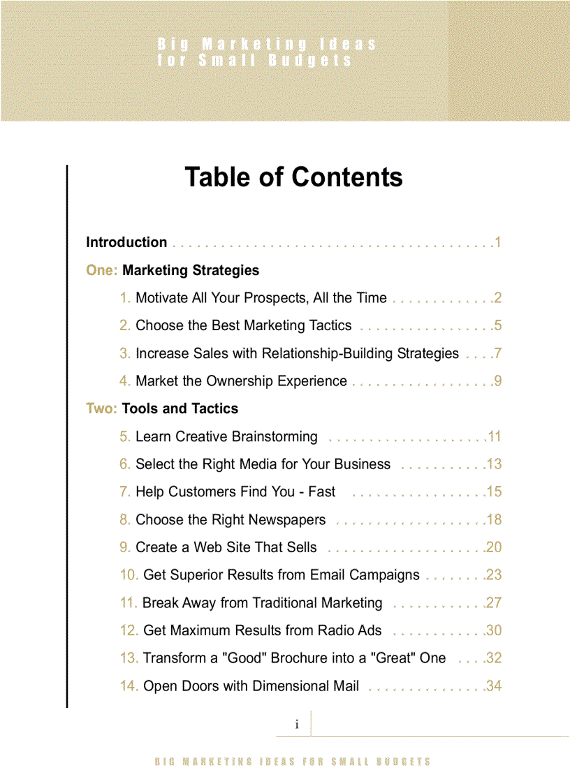 image for page Marketing ideas