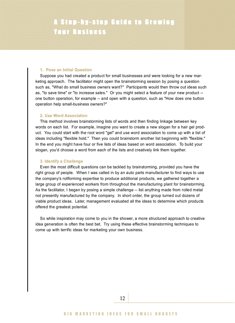 image for page Marketing ideas