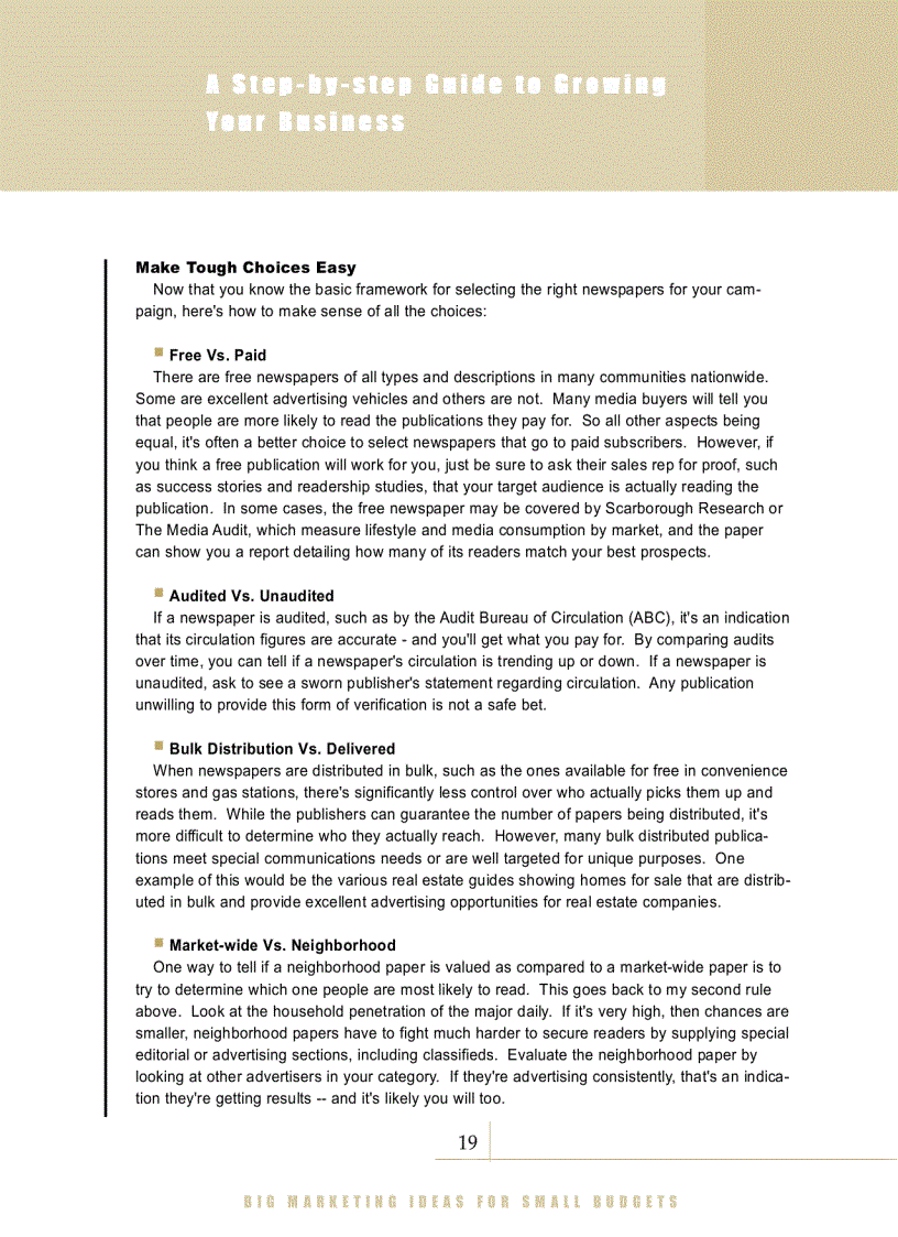 image for page Marketing ideas