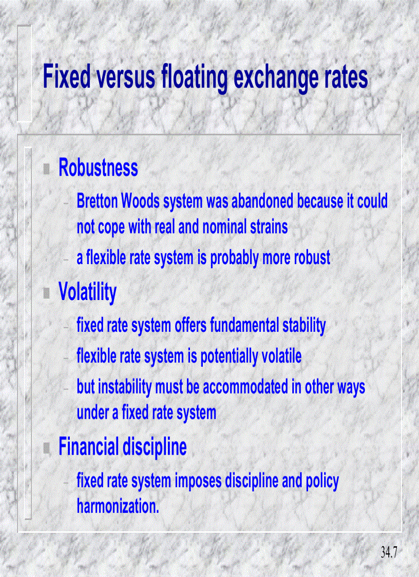 image for page The international monetary system