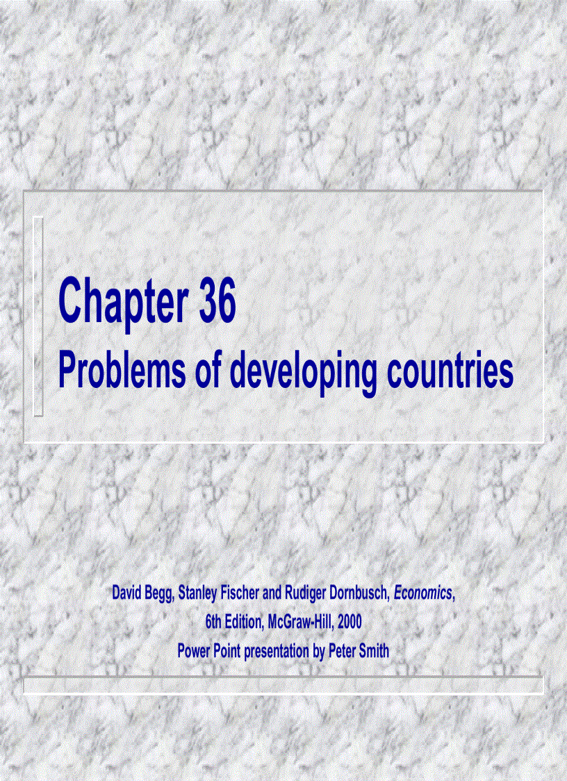 image for page Problems of developing countries